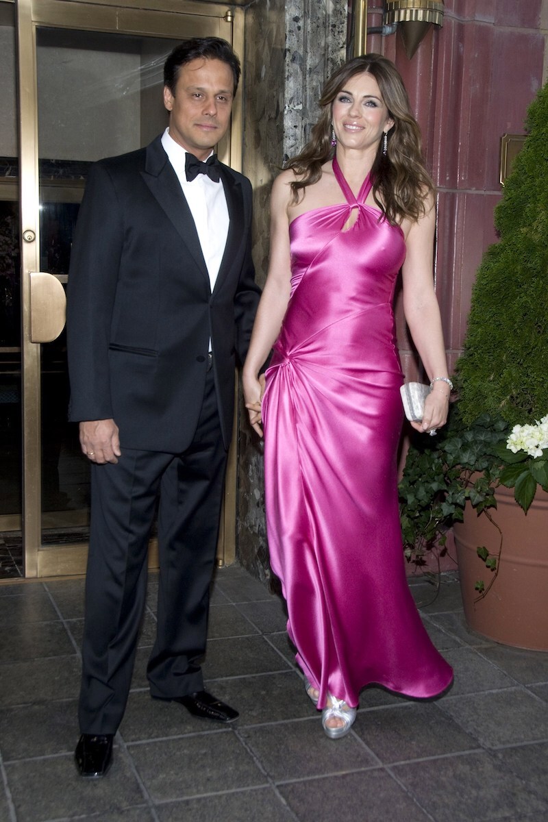 Arun Nayar and Elizabeth Hurley in New York City in 2009