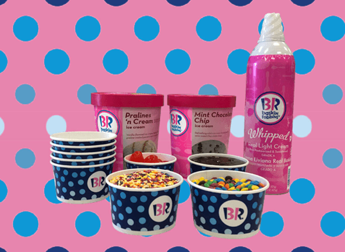 Baskin robbins sundae kit