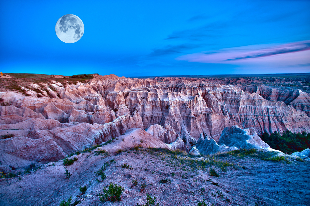 Badlands National Park South Dakota state natural wonders