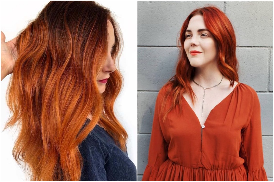 Burnt Orange | 15 Trendy Red Hair Ideas To Try | Her Beauty