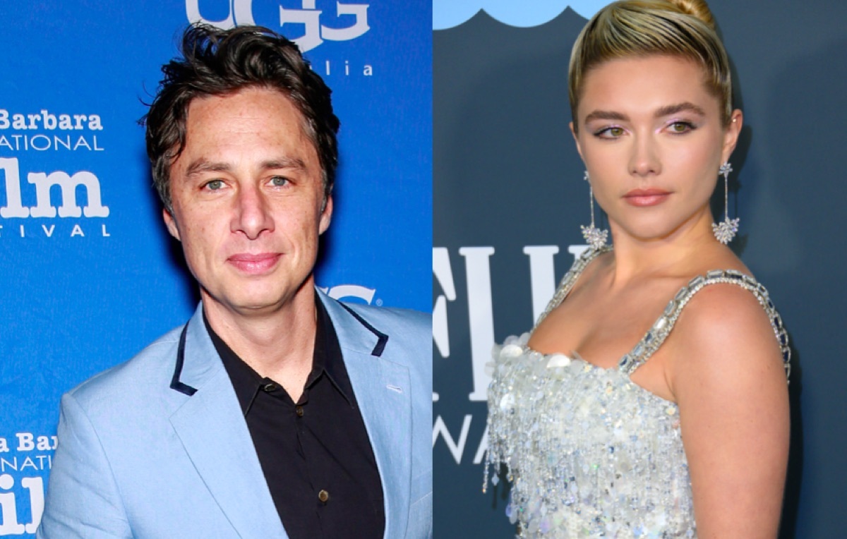 Zach Braff and Florence Pugh