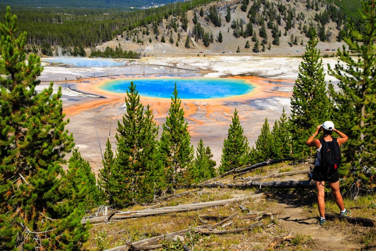 Grand Prismatic Spring in Yellowstone National Park