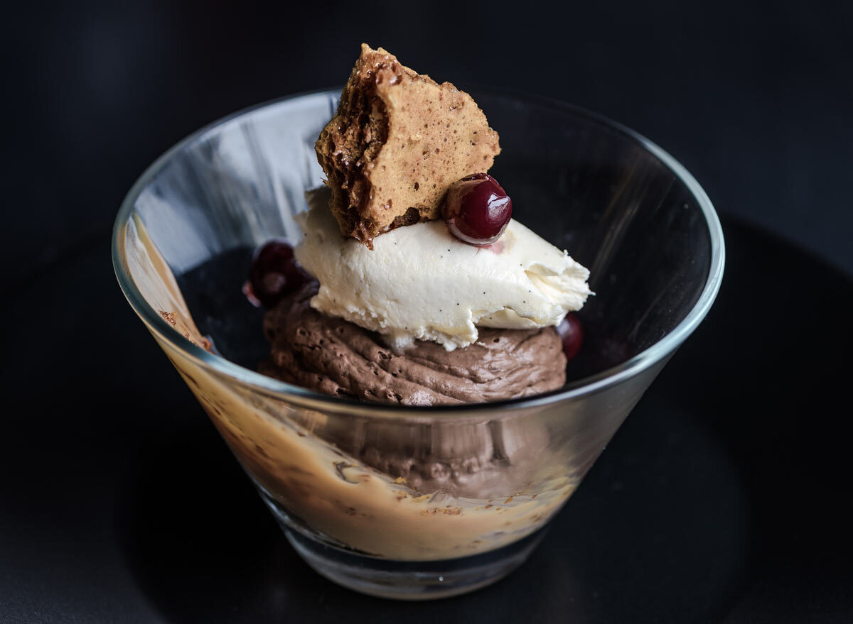 bowl of ice cream with toppings