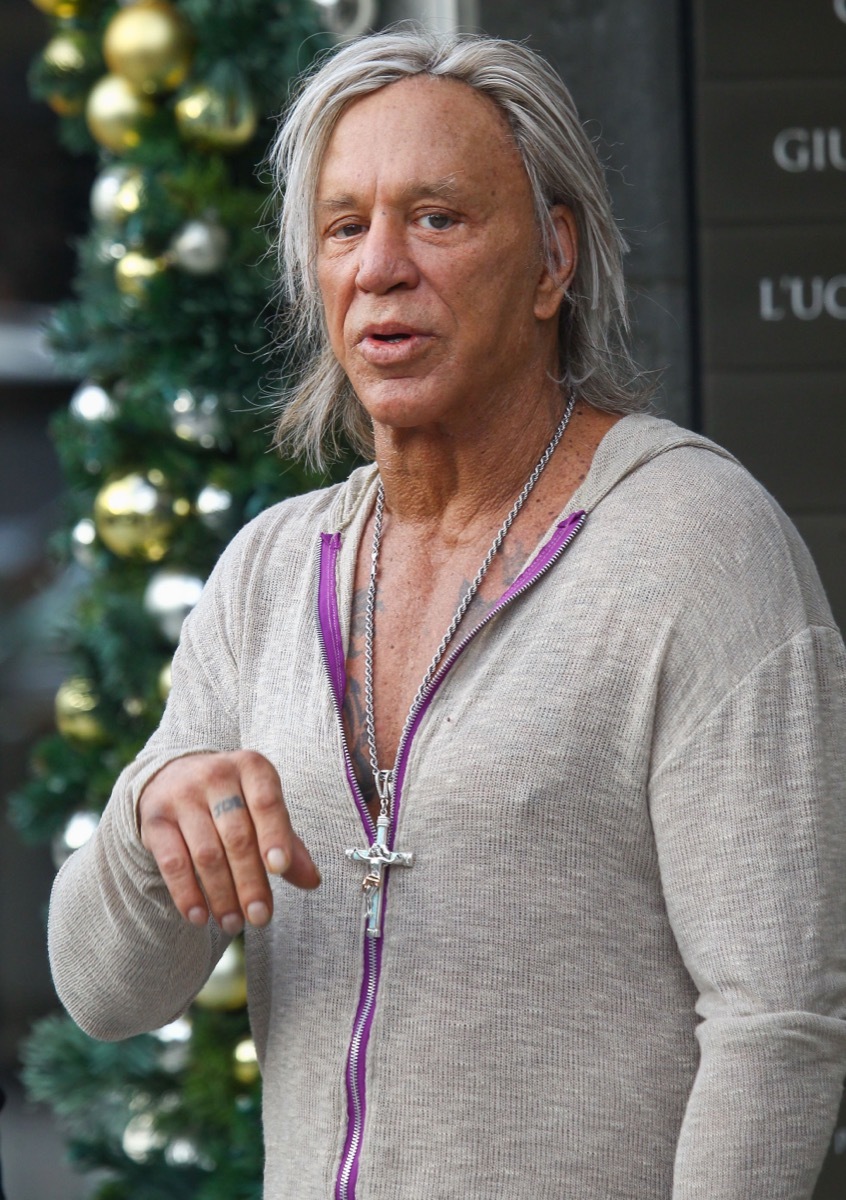 Mickey Rourke in 2017