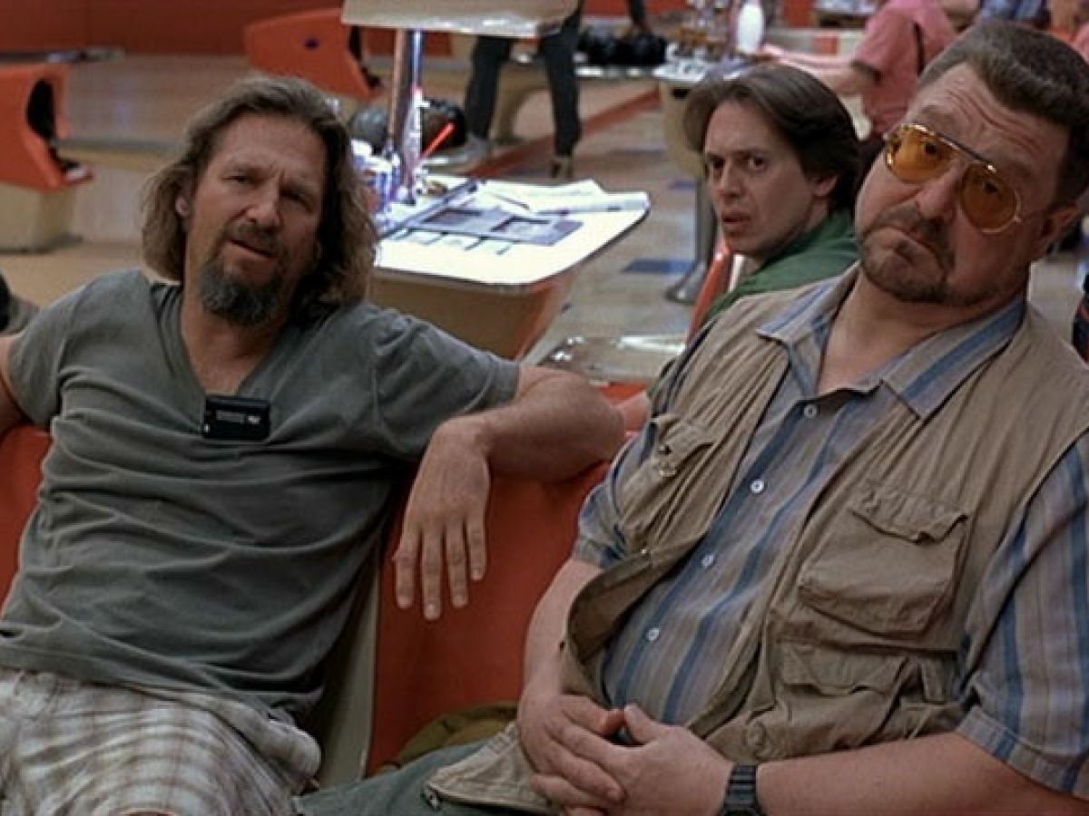 Jeff Bridges, Steve Buscemi, and John Goodman in The Big Lebowski