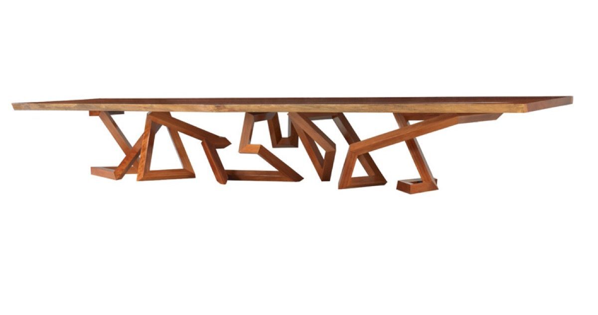 brad pitt the long table, celebrity homeware