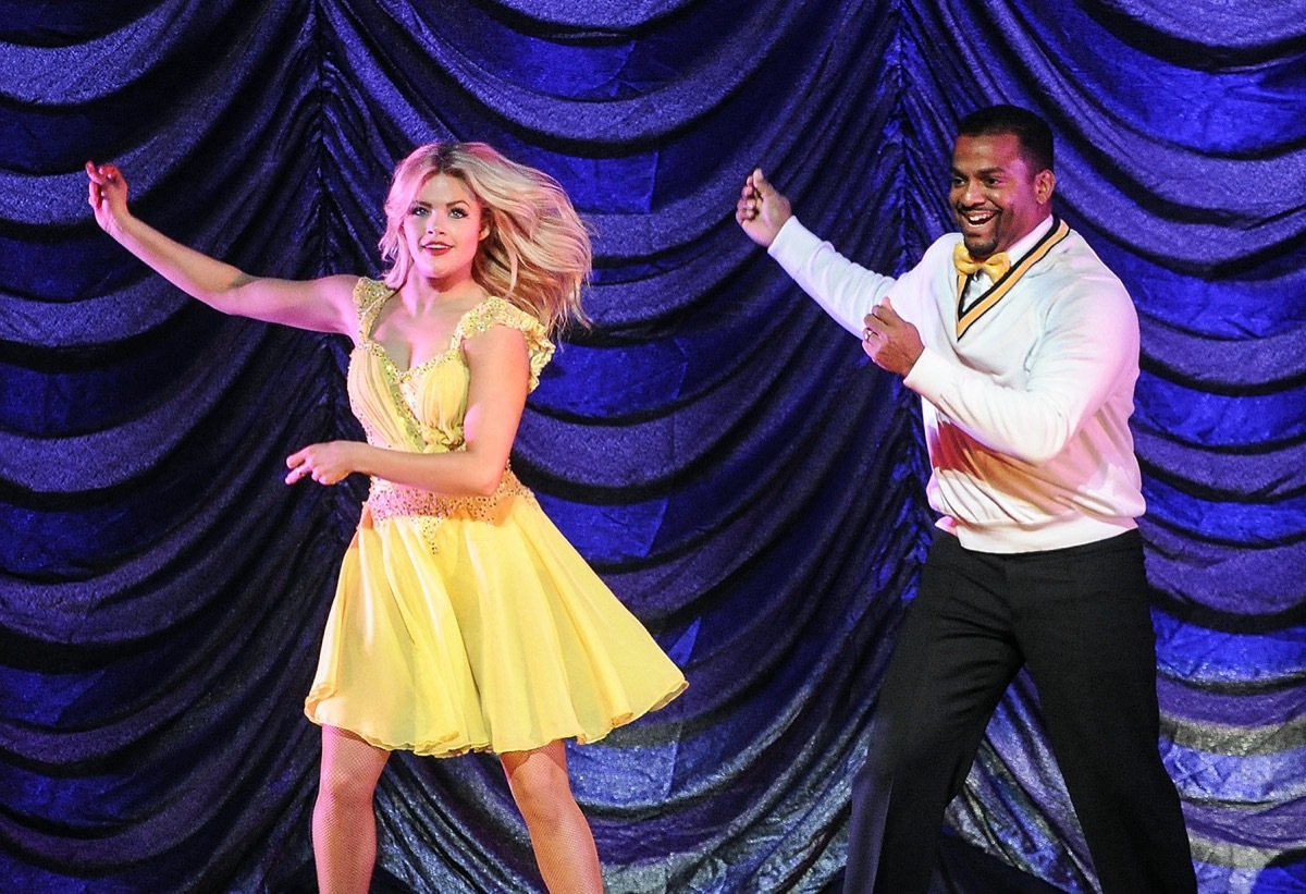 Witney Carson and Alfonso Ribeiro performing in 2015