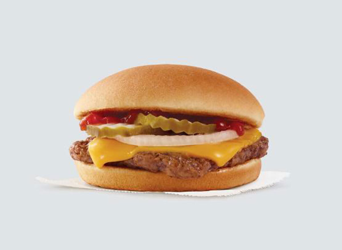 wendys junior cheeseburger