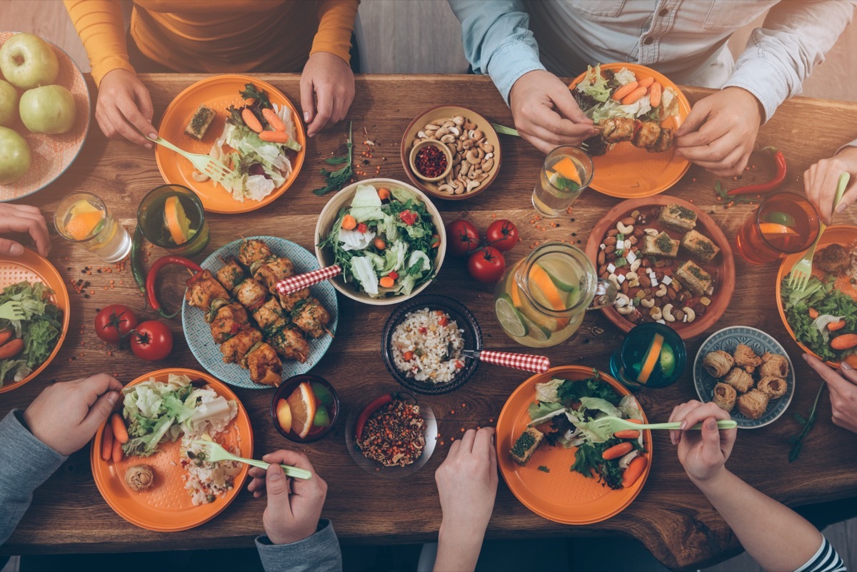 Table of food