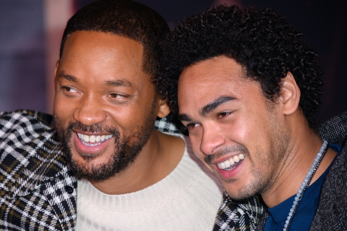 Will and Trey Smith at premiere of 'Bad Boys for Life' in 2020