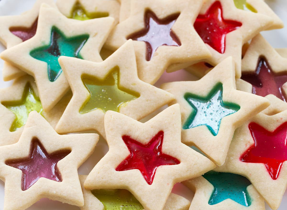 stained glass cookies