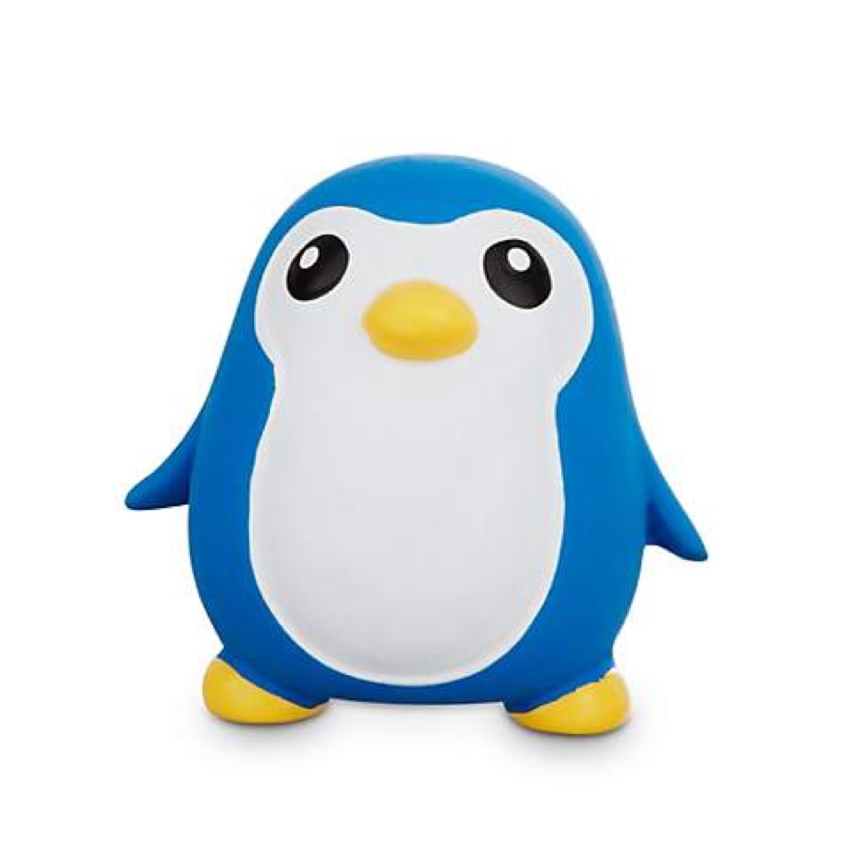 blue and white penguin toy, best chew toys for puppies