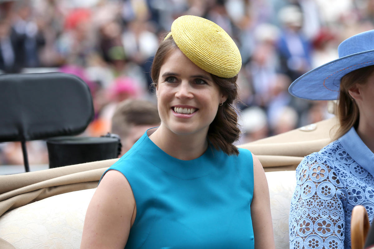 Princess Eugenie of York arrives for the first day of Royal Ascot at Ascot Racecourse in Berkshire, England