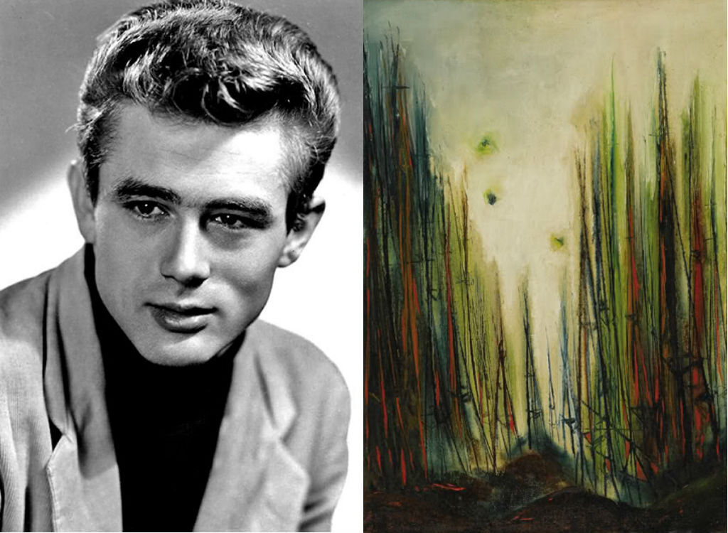 James Dean painting