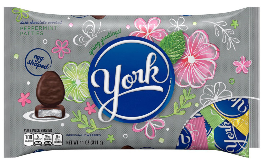 York peppermint patties egg shaped