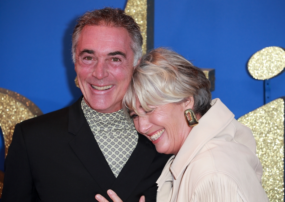 Greg Wise and Emma Thompson at the premier of 