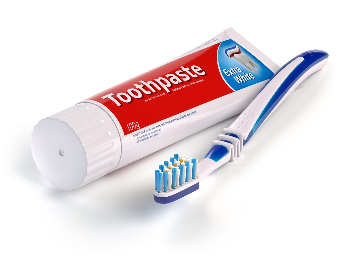 Toothbrush and Toothpaste