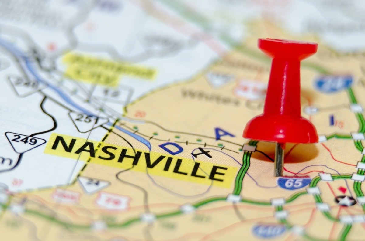 nashville map