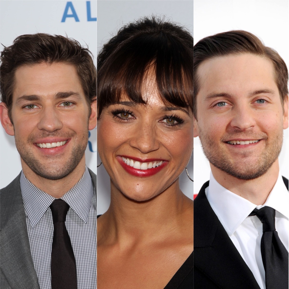 John Krasinski, Rashida Jones, and Tobey Maguire