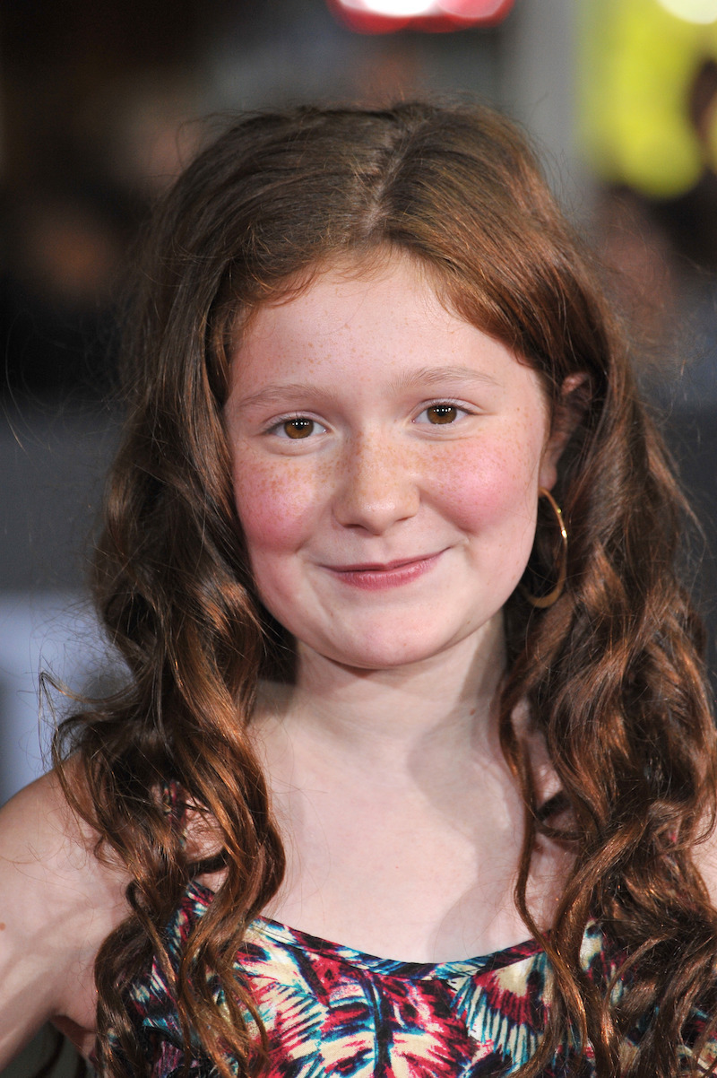 Emma Kenney at the premiere of 