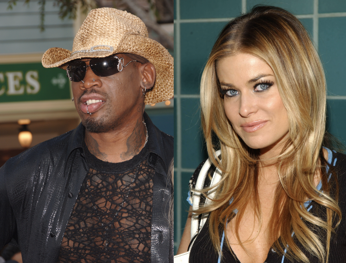 Dennis Rodman and Carmen Electra