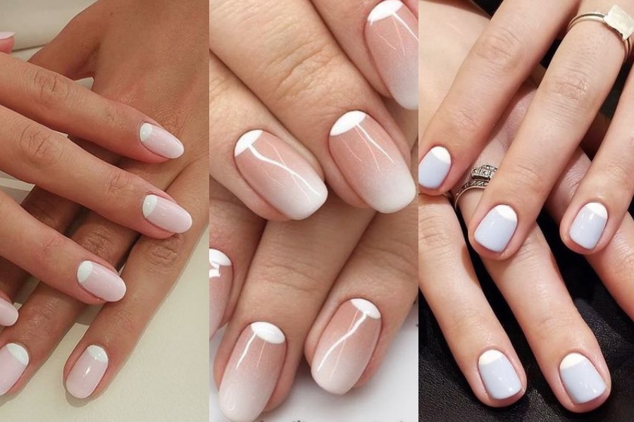 Reverse French Manicure | 8 Fresh French Manicure Design Ideas | Her Beauty