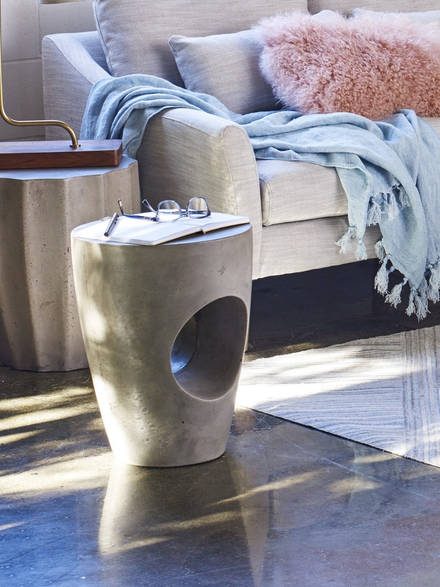 concrete stool