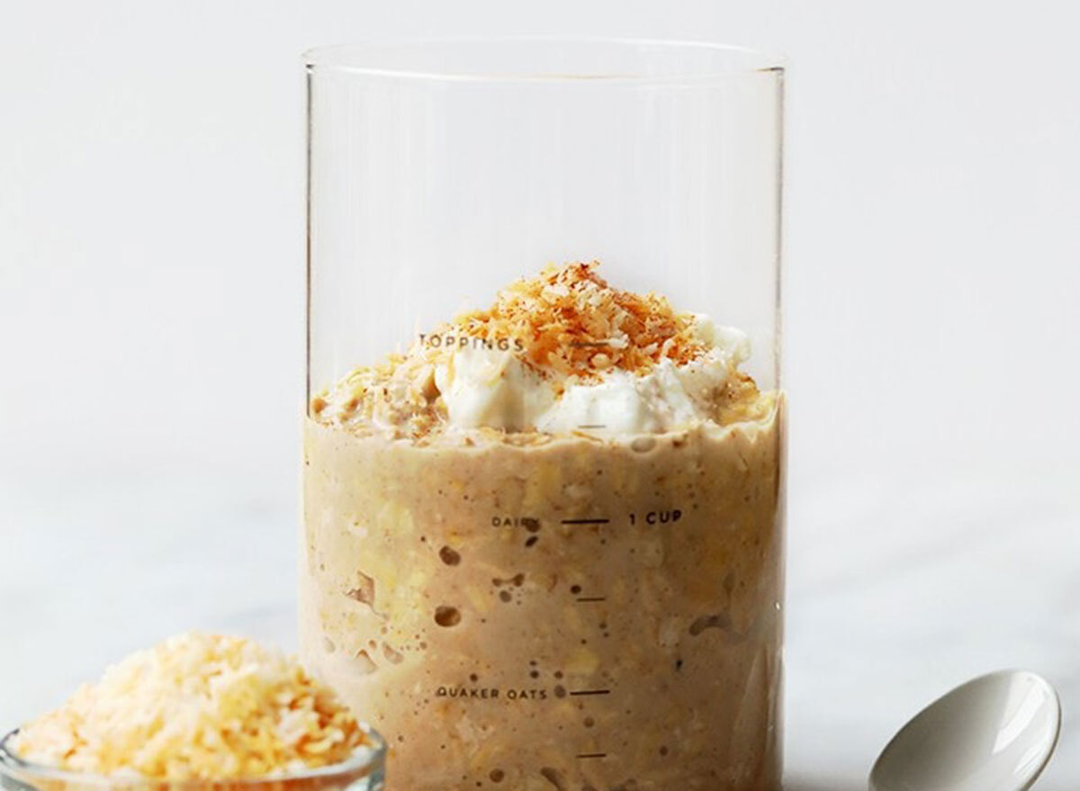 coconut latte overnight oats