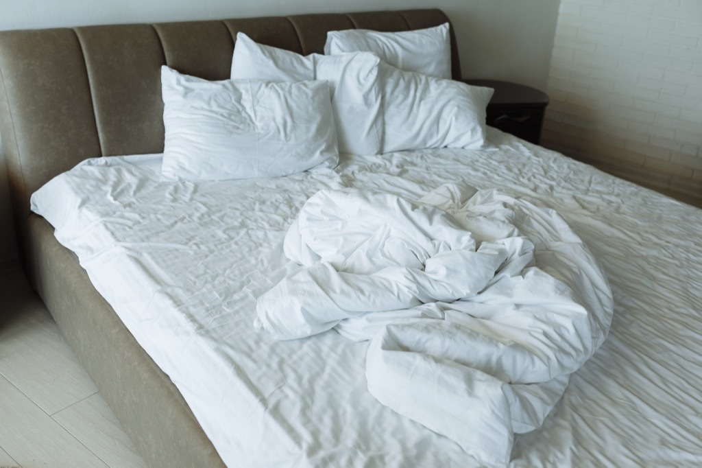 sheets on bed things in your house attracting pests