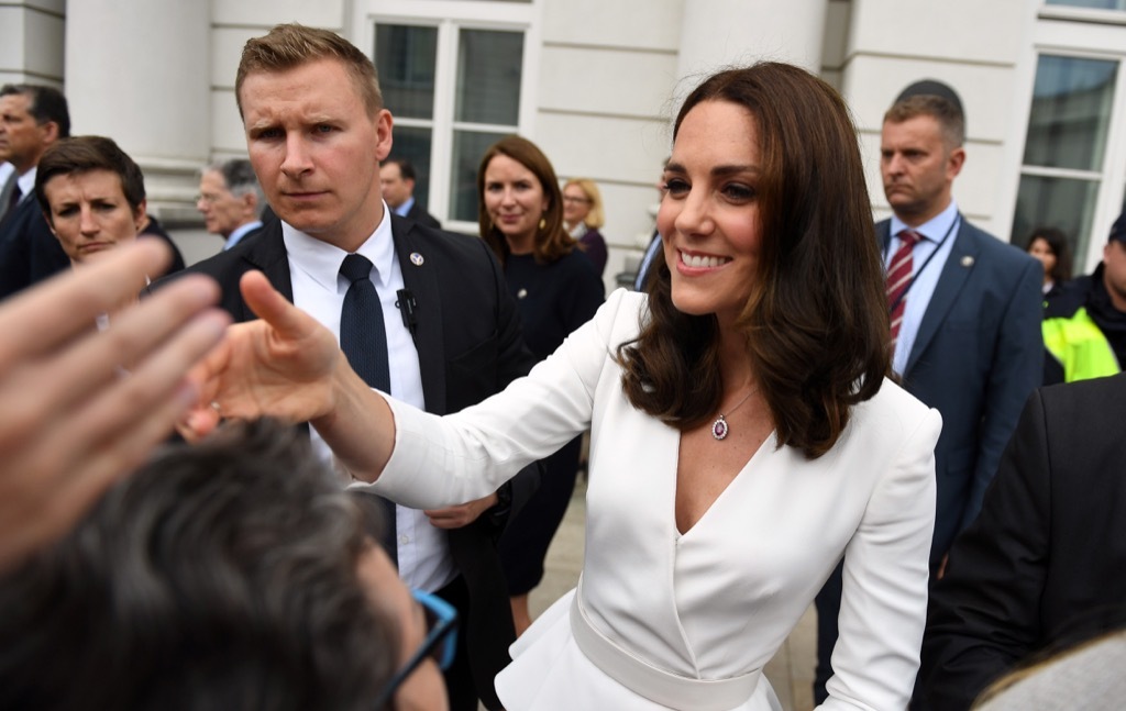 kate middleton shaking hands