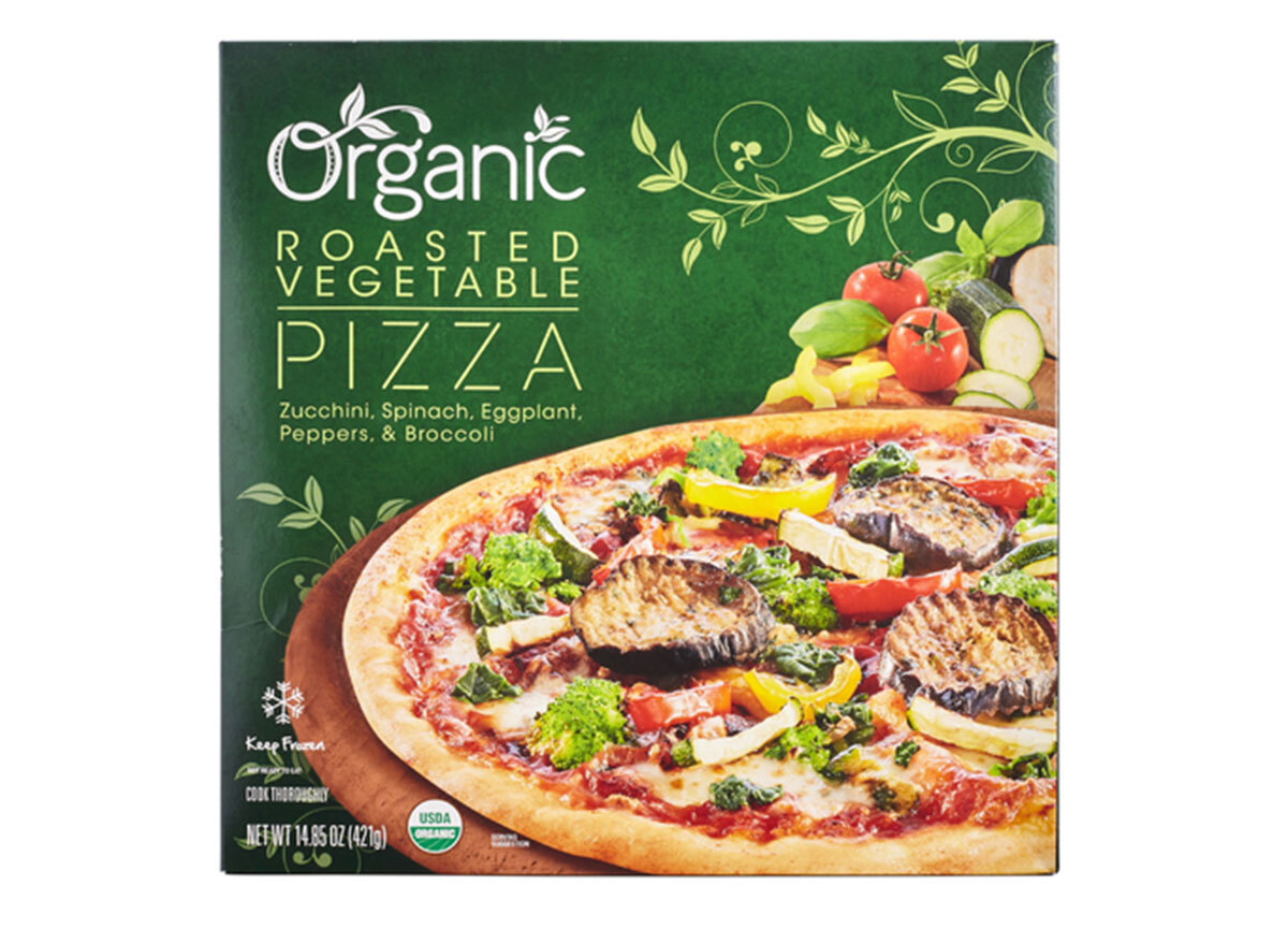 lidl healthy foods organic roasted vegetable pizza