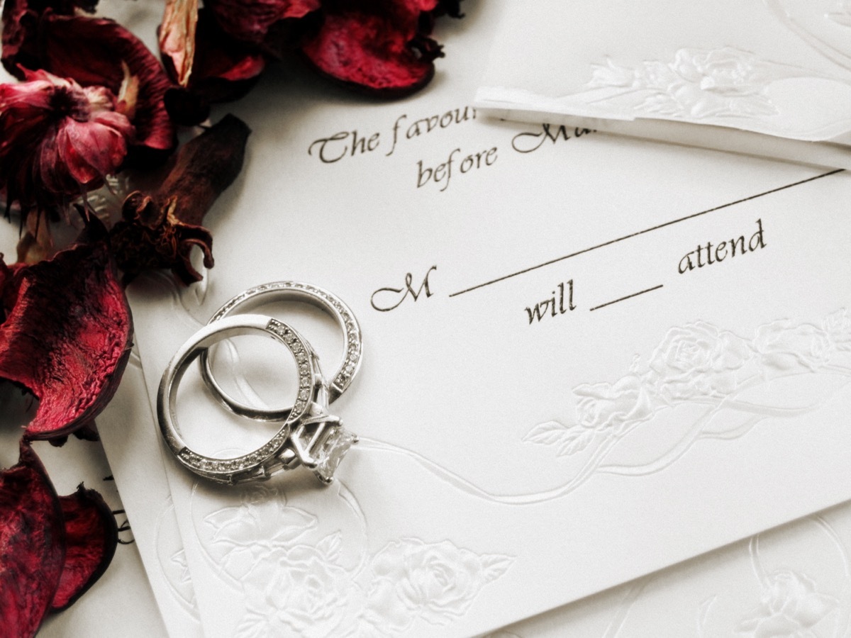 wedding rsvp card