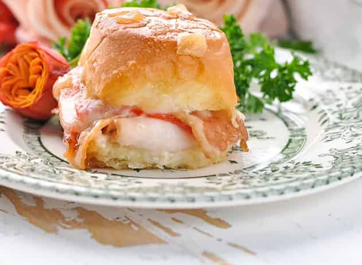 kentucky hot brown slider sandwich