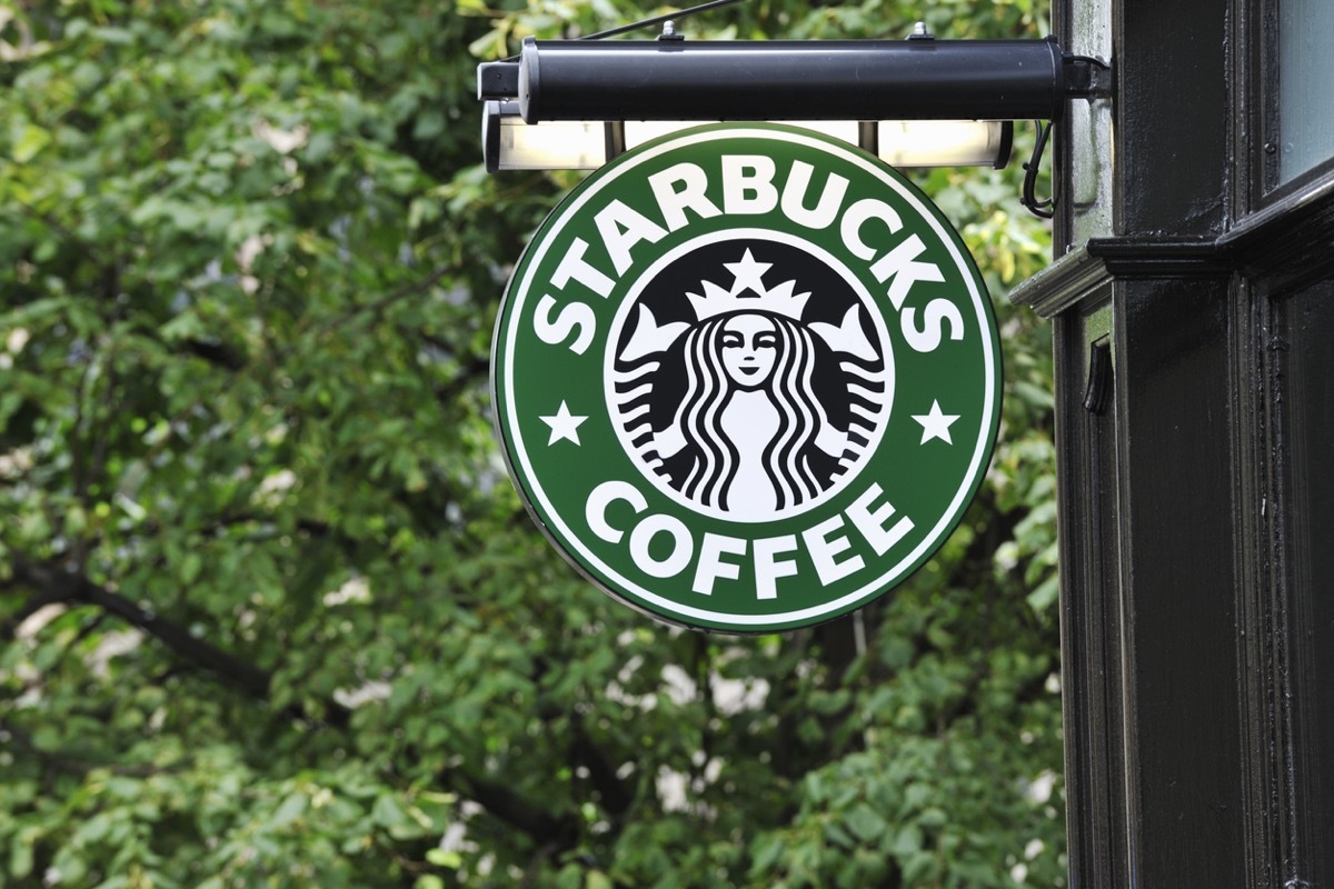 starbucks logo outside a store