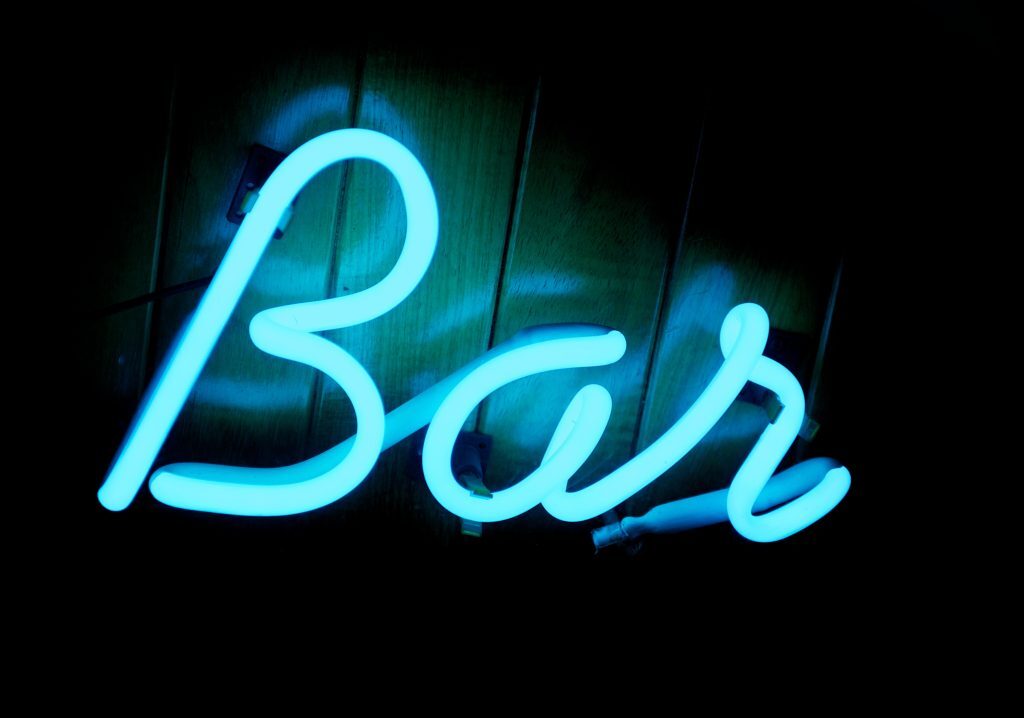 neon bar sign men over 40 home