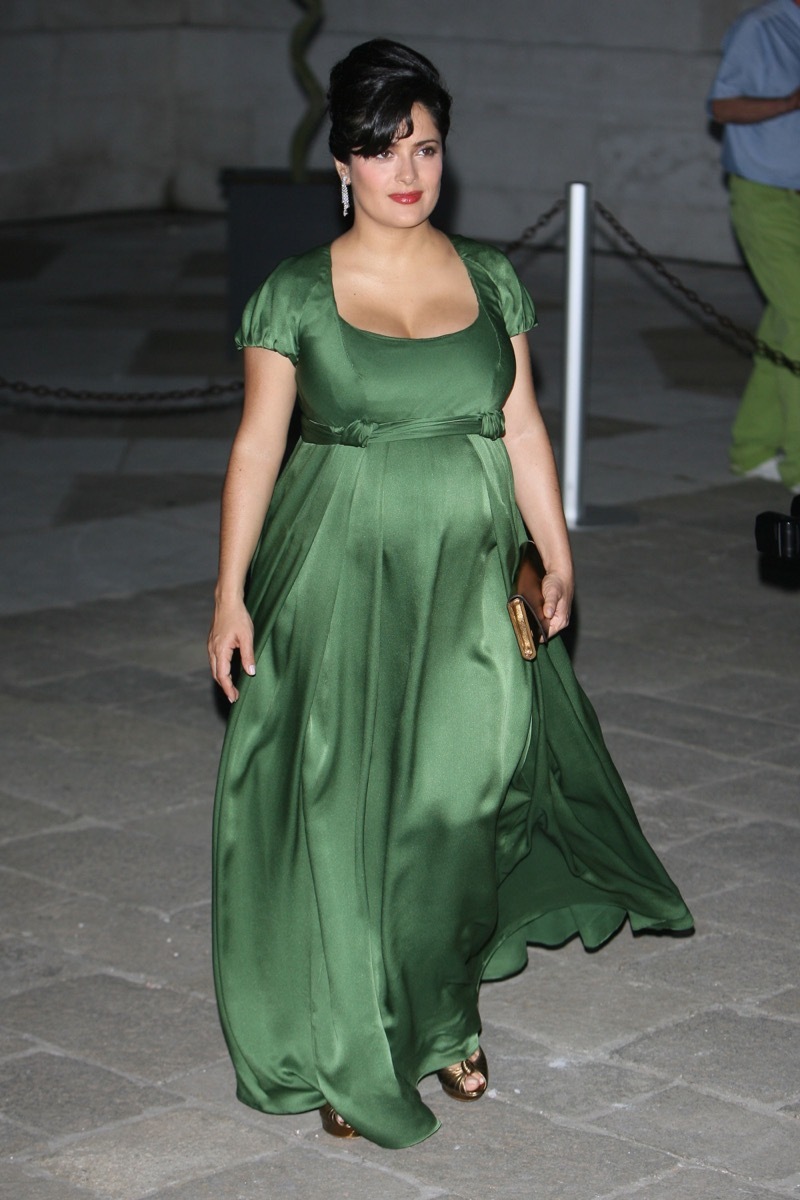 Pregnant Salma Hayek