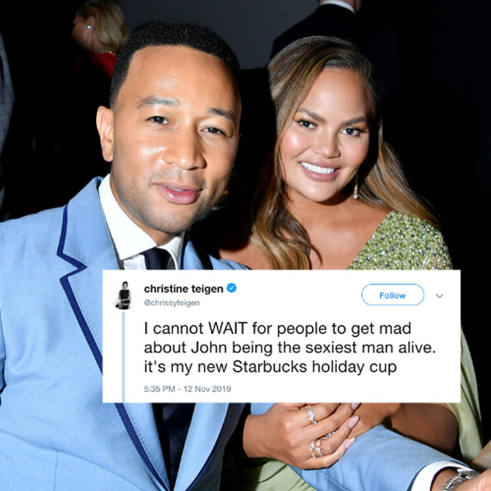 Chrissy Tiegen is having fun | John Legend Is Named 2019’s Sexiest Man Alive And His Wife Chrissy Teigen Becomes His Biggest Troll | Her Beauty