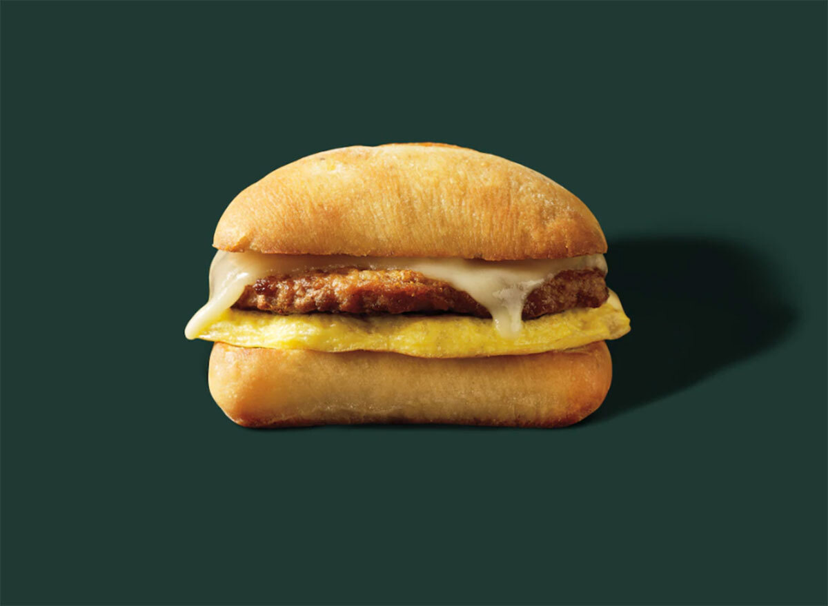 starbucks breakfast sandwich