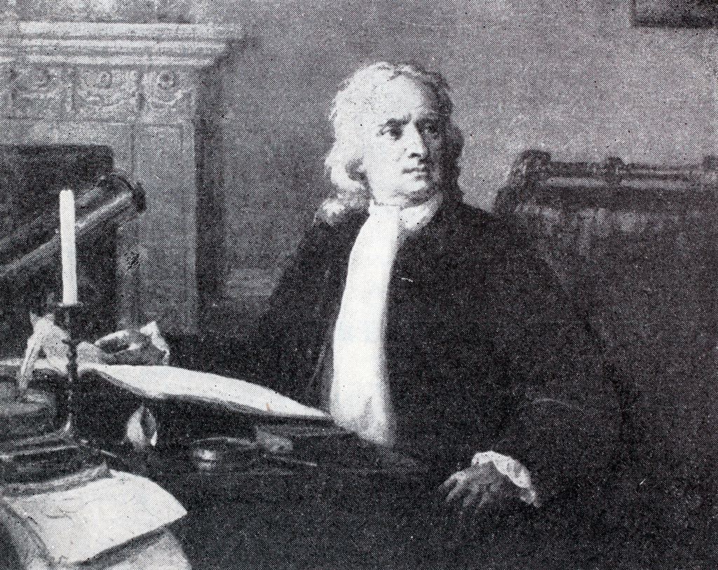 Isaac Newton Writing