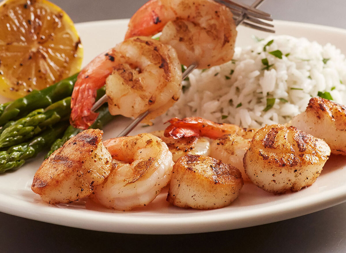 bonefish grill scallops and shrimp with rice