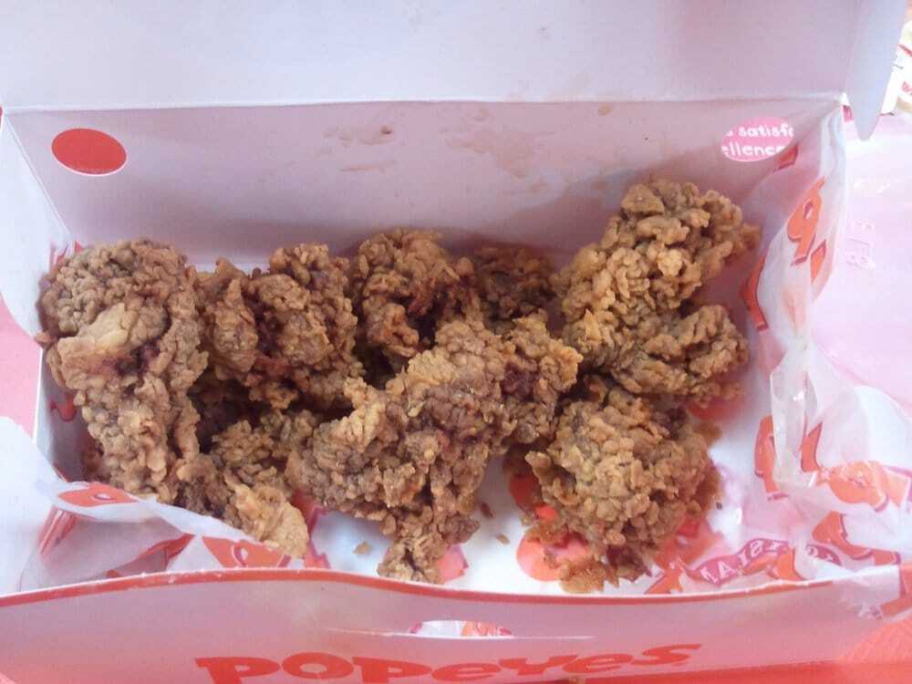 Popeyes fried chicken livers