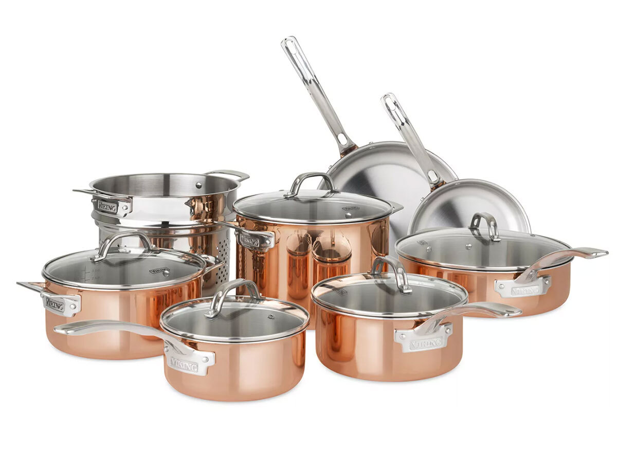 copper cookware set