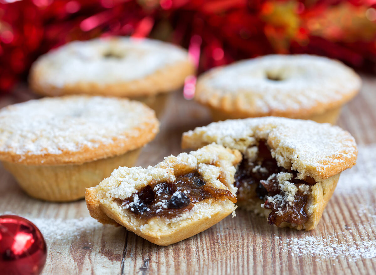 mince pie closeup