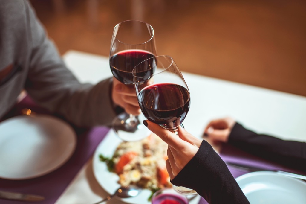 people drinking wine at dinner habits that increase your risk of a stroke