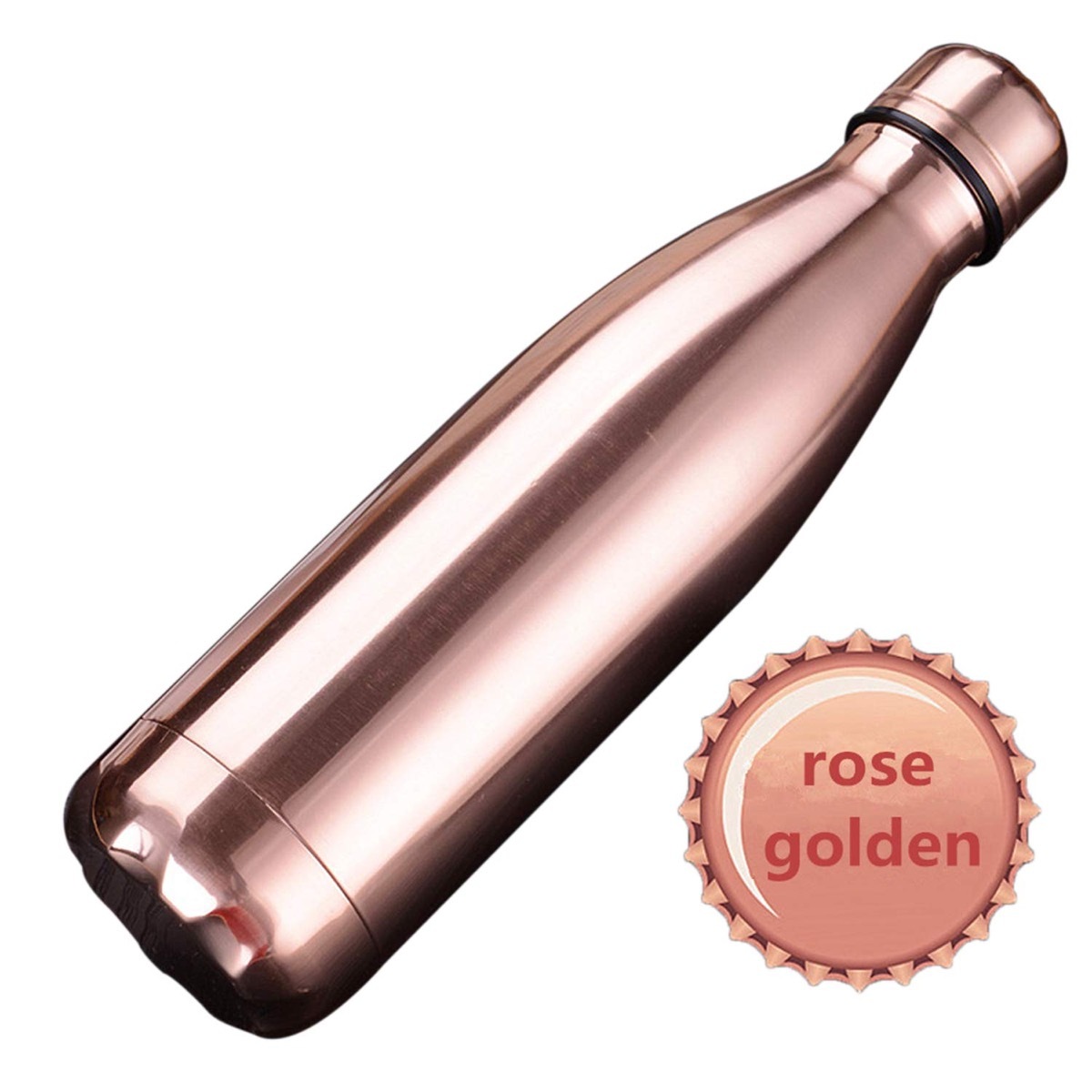 rose gold water bottle, cute water bottles