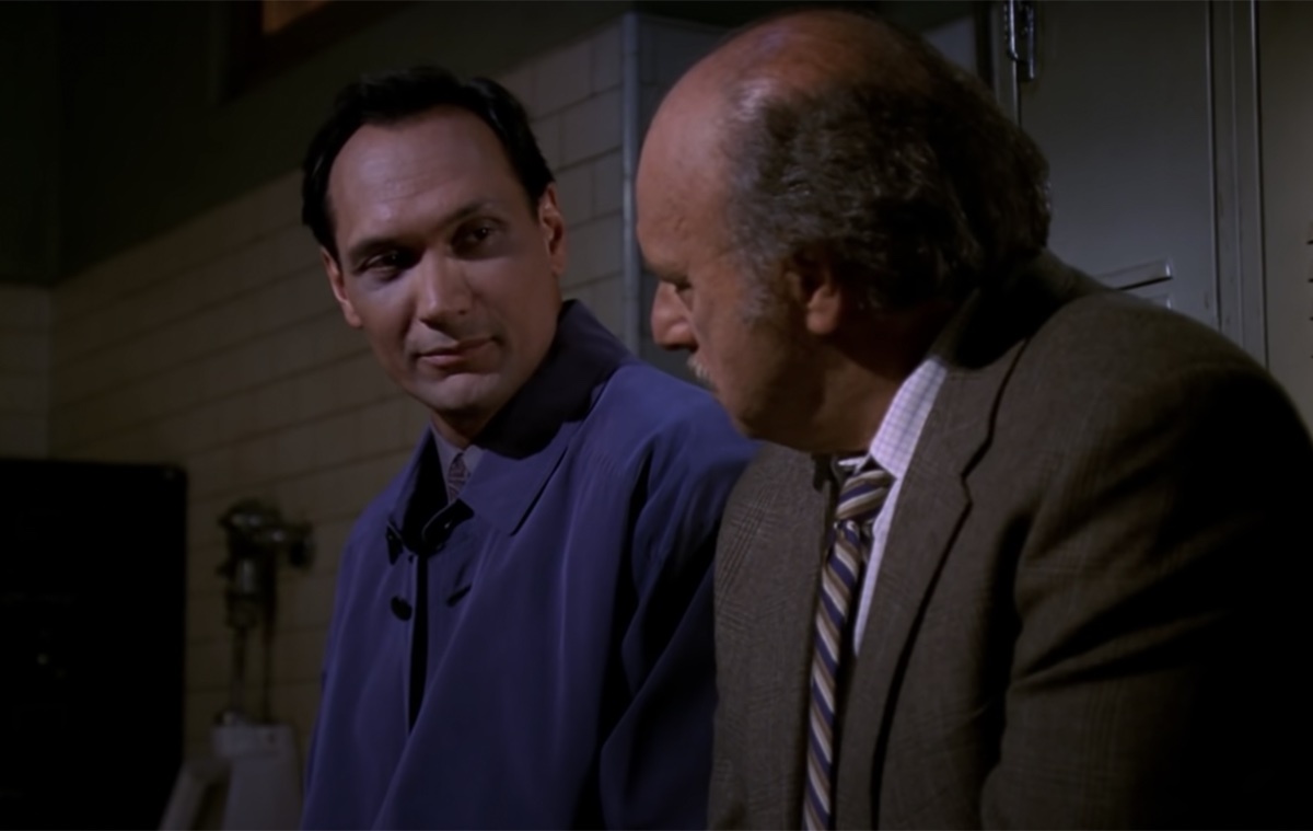 Jimmy Smits and Dennis Franz in NYPD Blue