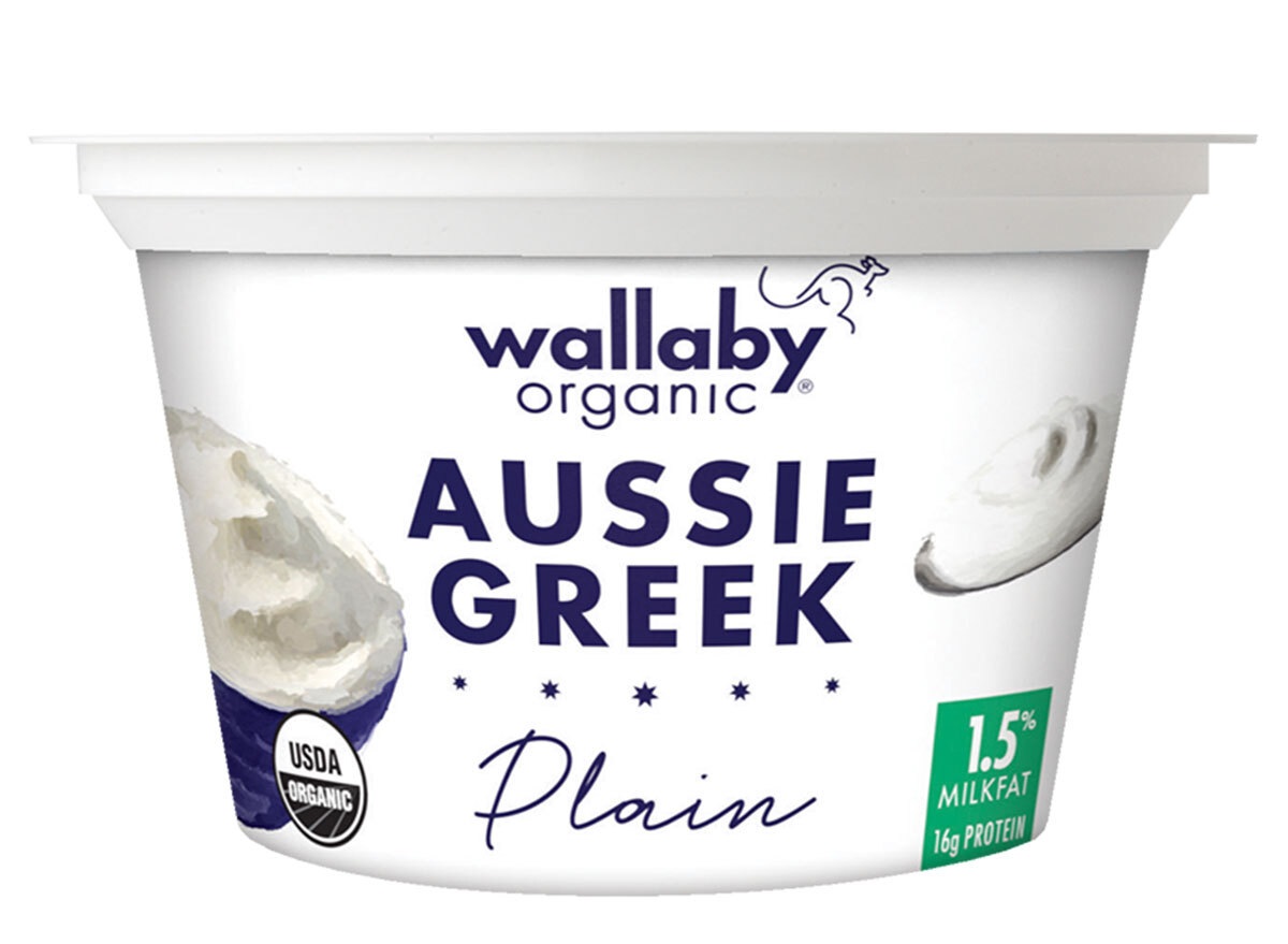 Wallaby organic aussie greek plain yogurt