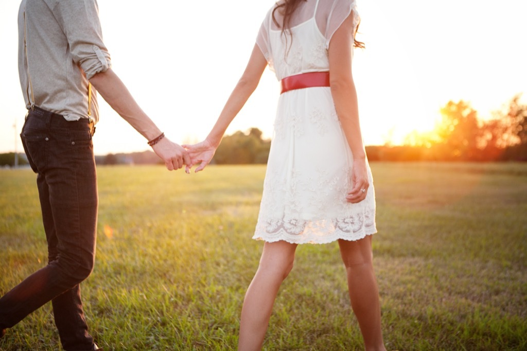 Holding Hands, Outside