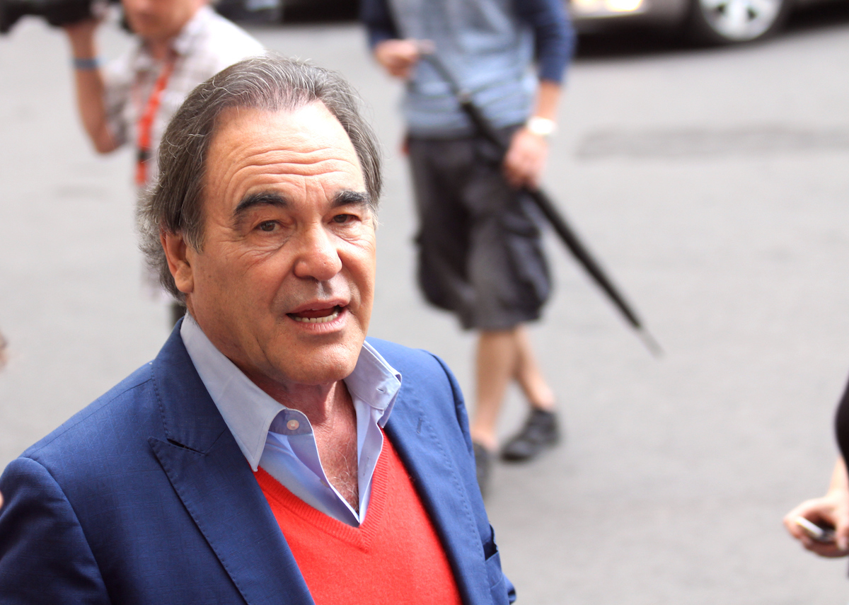 Oliver Stone in the Czech Republic in 2013