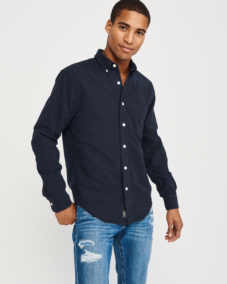 abercrombie button down